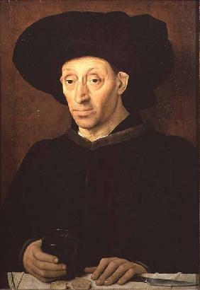 Portrait of a Man with a Glass of Wine