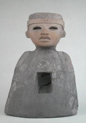 Bust with a Mask, found in tomb on north side of the Ciudadela, Teotihuacan