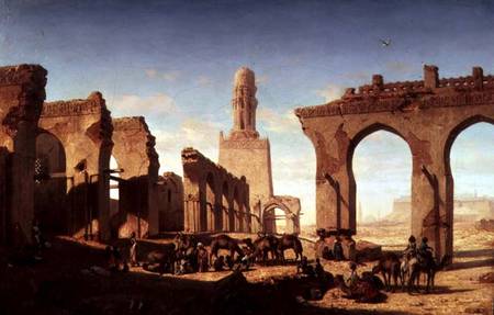 Ruins of the Mosque of the Caliph El Haken, Cairo od Prosper Marilhat