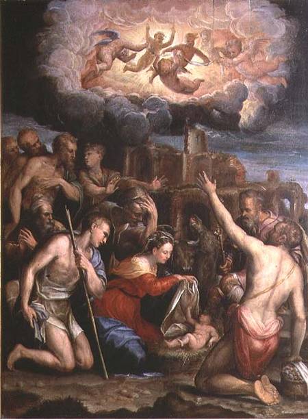 Adoration of the Shepherds od Prospero Fontana