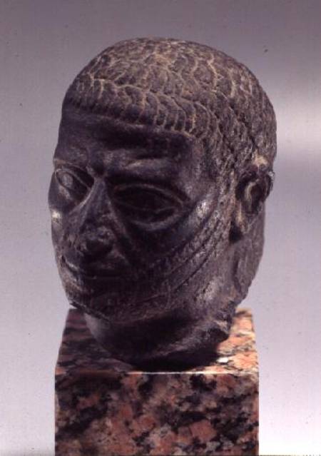 Bust of a bearded man od Ptolemaic Period Egyptian