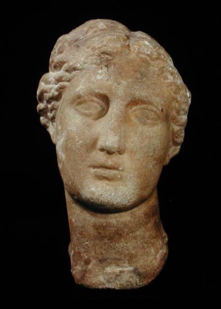 Head of Berenice II (269-221 BC) od Ptolemaic Period Egyptian