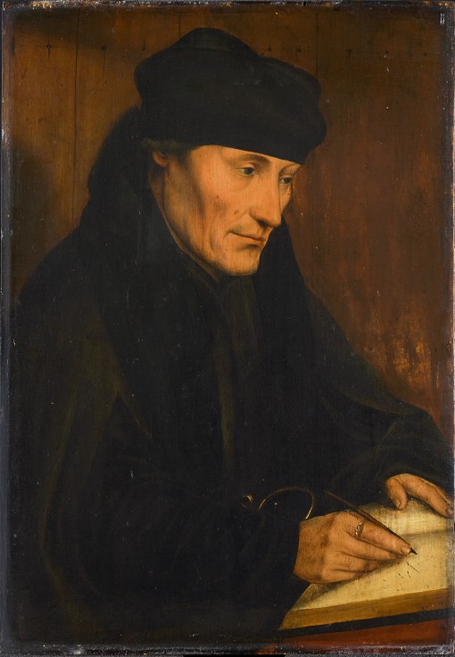 Portrait of Erasmus of Rotterdam (1467-1536) od Quentin Massys