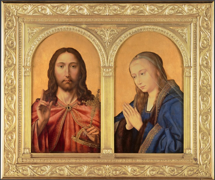 Diptych: Christ and the Virgin od Quentin Massys