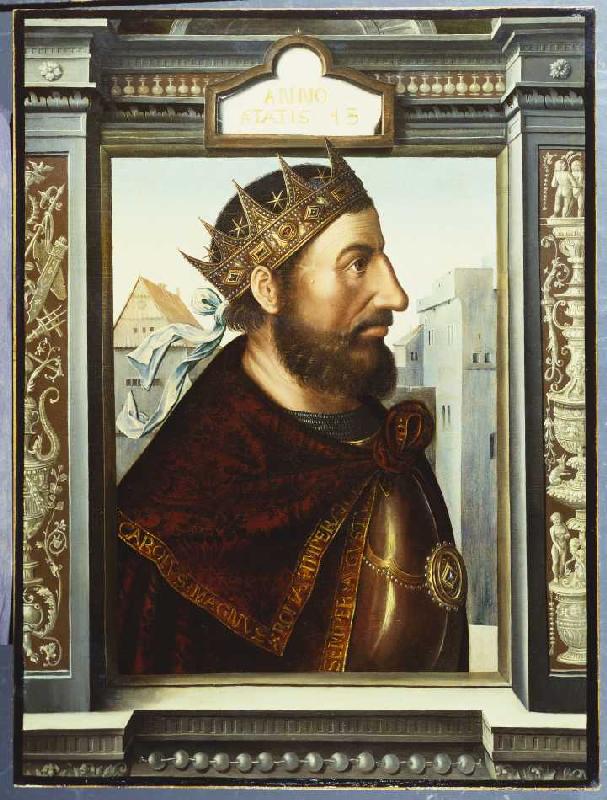 Karl der Große (ca od Quinten Massys