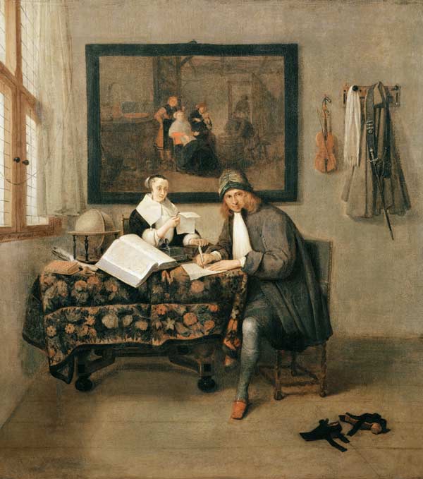 The Studious Life od Quiringh Gerritsz. van Brekelenkam