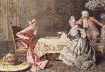 Playing Chess with the Cardinal od R. Raimondi