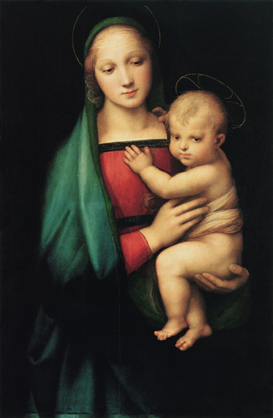 Madonna with child (Mandonna del Granduca) od (Raffael) Raffaello Santi