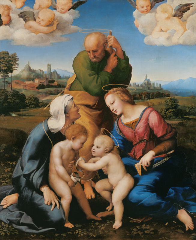 Canigiani Holy Family od (Raffael) Raffaello Santi