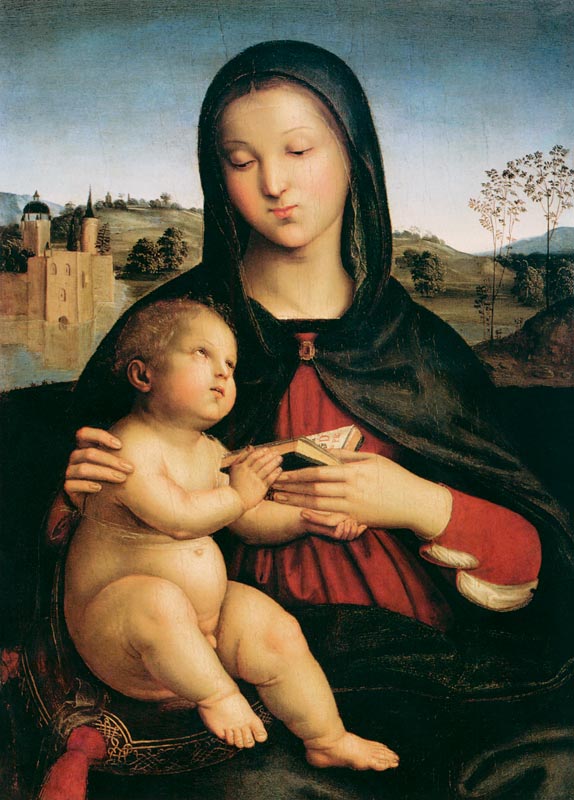 Madonna with child od (Raffael) Raffaello Santi