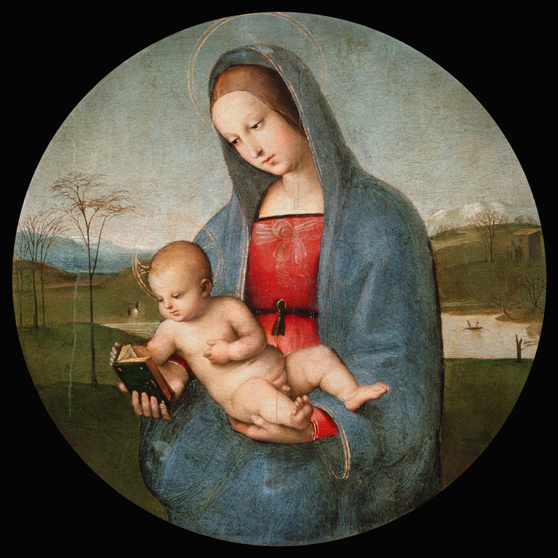 Maria mit dem Kind od (Raffael) Raffaello Santi