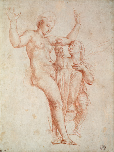 Psyche bringt Venus die Buechse der Prosperpina od (Raffael) Raffaello Santi