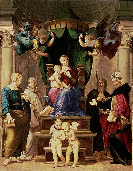 Madonna of the Baldacchino od (Raffael) Raffaello Santi