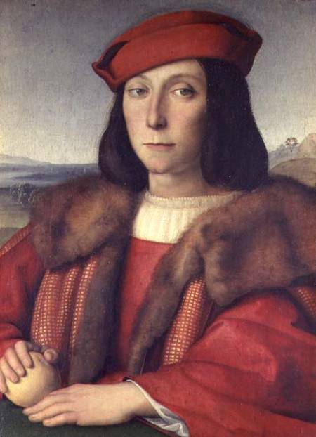 Portrait of Francesco della Rovere, Duke of Urbino od (Raffael) Raffaello Santi
