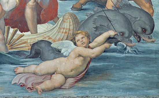 The Triumph of Galatea, 1512-14 (detail of 56473) od (Raffael) Raffaello Santi