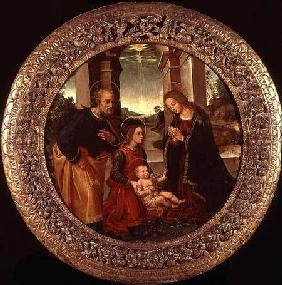 The Holy Family with an Angel