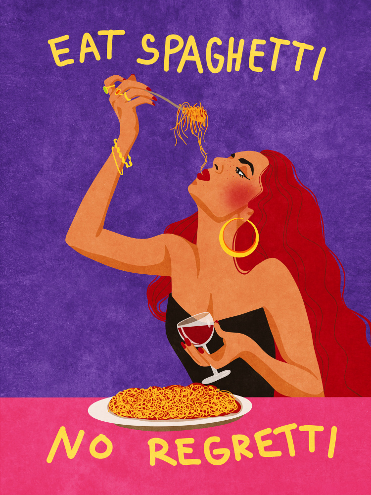 Eat spaghetti no regretti od Raissa Oltmanns