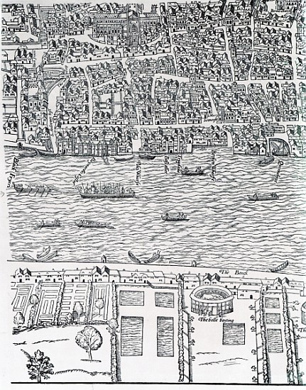 Plan of London, c.1560-70 od Ralph Agas