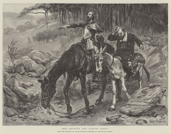 Don Quixote and Sancho Panza od Ralph Peacock