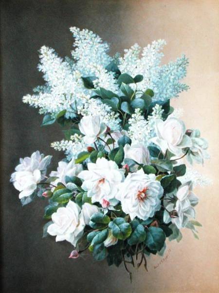 Lilacs and Roses od Raoul M. de Longpre