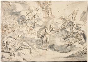 Aeolus Obeying Juno's Command to Create a Storm