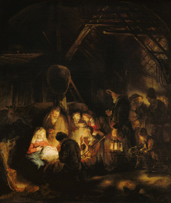 Adoration of the Shepherds od Rembrandt van Rijn