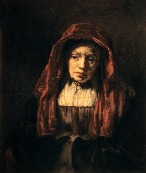 Portrait of an old woman (the mother of the artist) od Rembrandt van Rijn