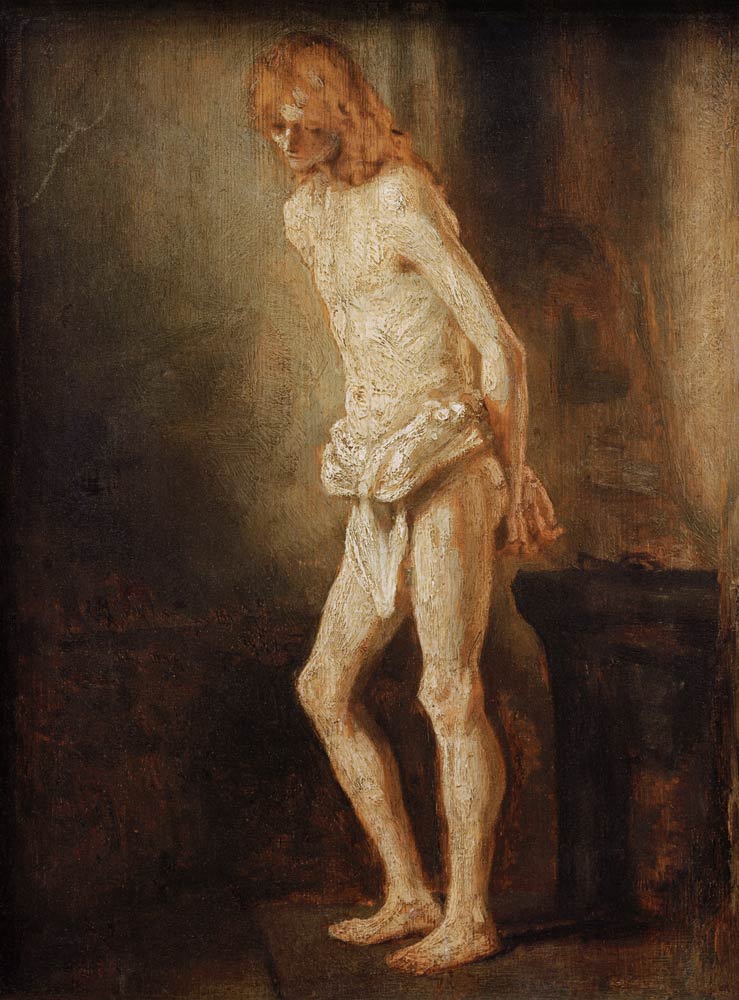 Rembrandt, Christus an der Geißelsäule od Rembrandt van Rijn