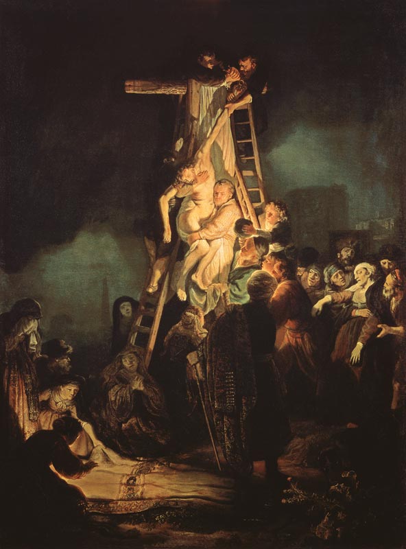 Rembrandt / Deposition from the Cross od Rembrandt van Rijn