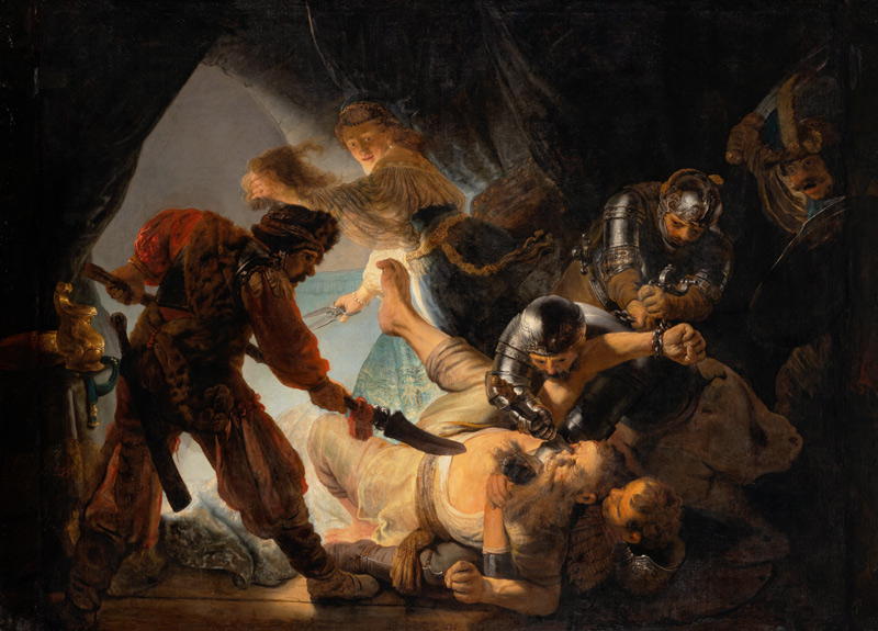 The Blinding of Samson od Rembrandt van Rijn
