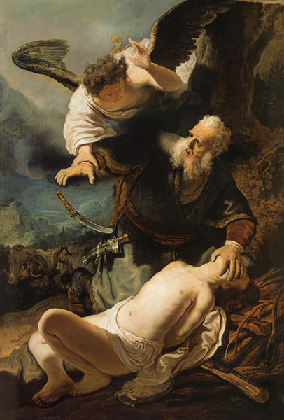 Sacrifice of Isaak od Rembrandt van Rijn