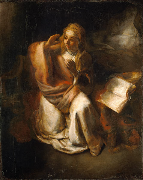 Maria of the proclamation od Rembrandt van Rijn