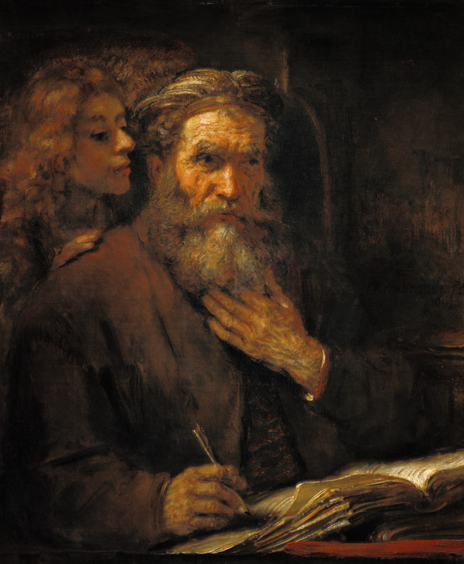 Matthew the Evangelist / Rembrandt od Rembrandt van Rijn