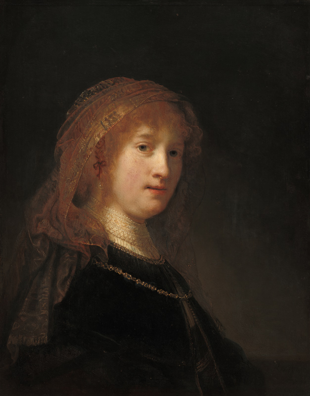 Portrait of Saskia van Uylenburgh od Rembrandt van Rijn