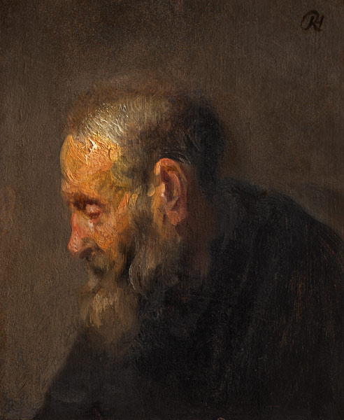 Study of an Old Man in Profile od Rembrandt van Rijn