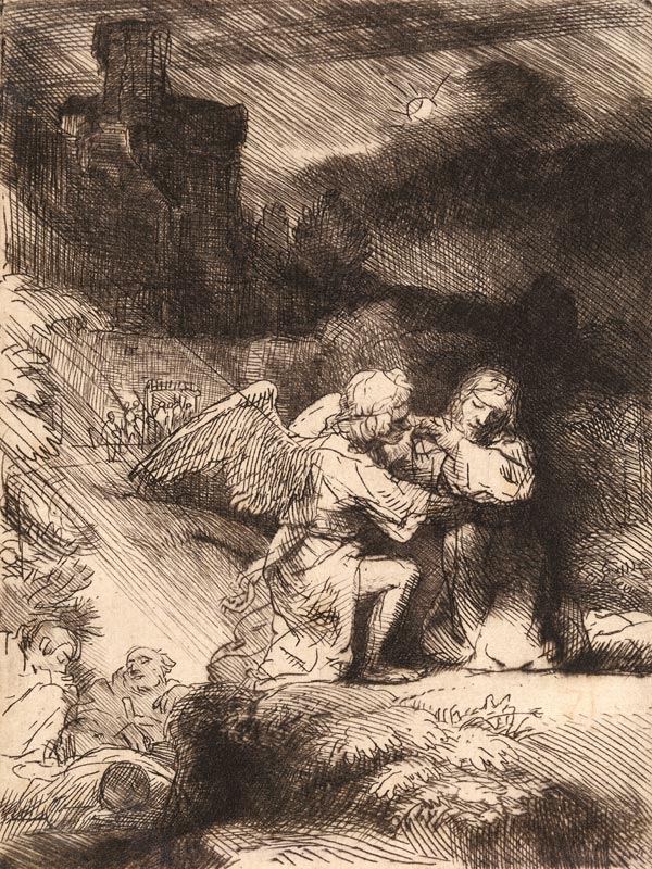 The Agony in the Garden od Rembrandt van Rijn