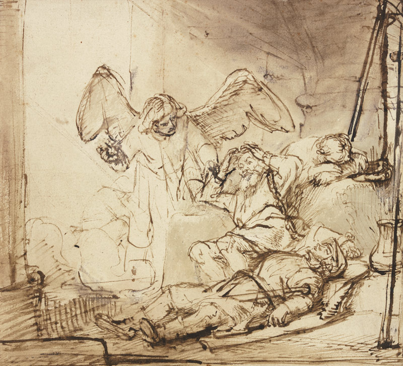 The liberation of Peter od Rembrandt van Rijn