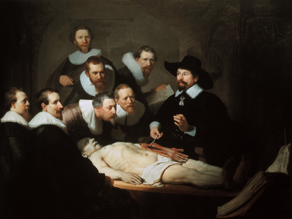 Anatomy of Dr. Tulp od Rembrandt van Rijn