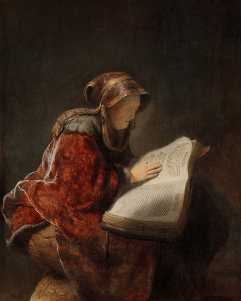 Anna the Prophetess od Rembrandt van Rijn
