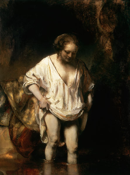 The woman in the bath od Rembrandt van Rijn