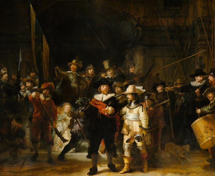 Noèní hlídka od Rembrandt van Rijn