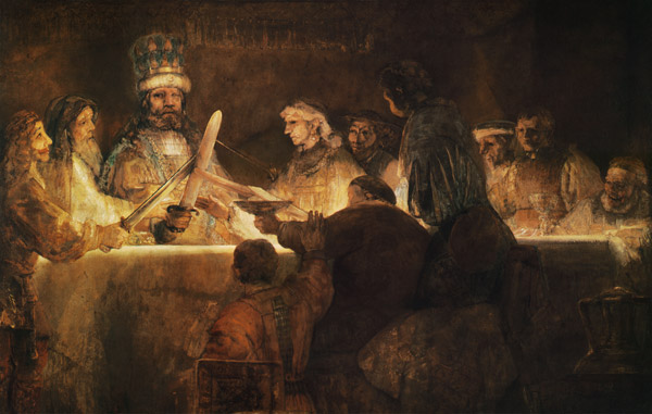 The Conspiracy of Julius Civilis od Rembrandt van Rijn
