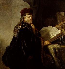 The scholar (or: Age rabbi) od Rembrandt van Rijn