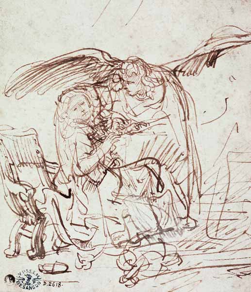 Annunciation od Rembrandt van Rijn