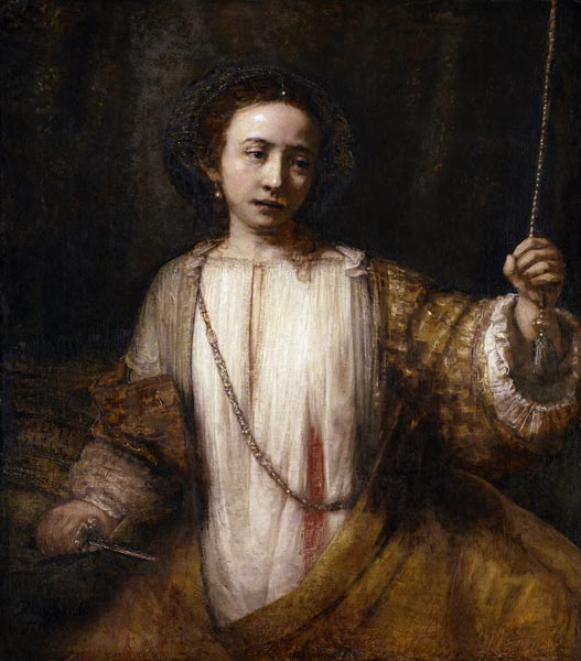 Lucretia od Rembrandt van Rijn