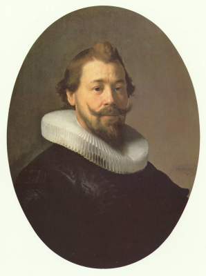 Young man with half beard od Rembrandt van Rijn