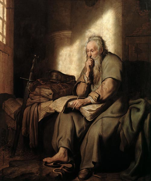 Rembrandt, Paulus in Prison od Rembrandt van Rijn