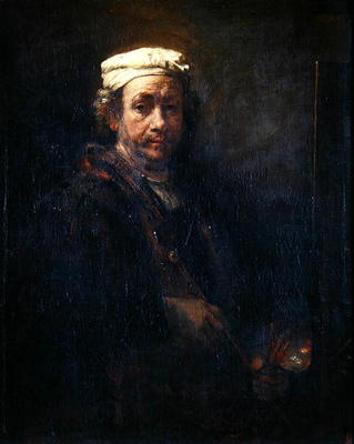 Portrait of the Artist at his Easel, 1660 (oil on canvas) od Rembrandt van Rijn