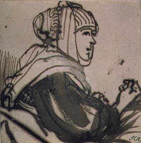 Portrait of Saskia od Rembrandt van Rijn
