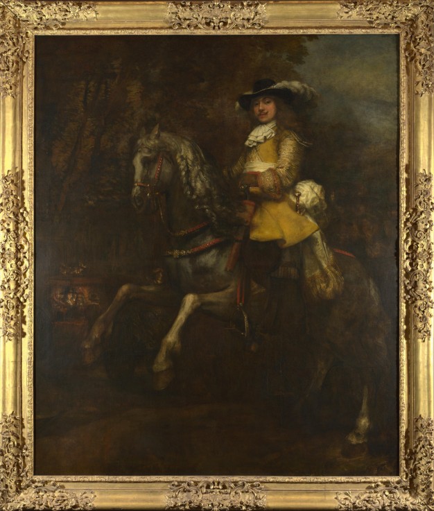Portrait of Frederick Rihel on Horseback od Rembrandt van Rijn